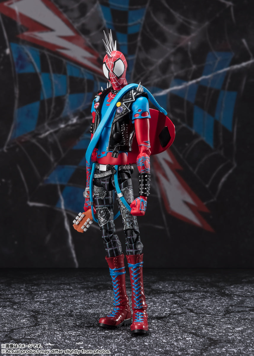 Action Figure Spider-Punk Hobie Brown Da Spider-Man Across The Spider-Verse, Scala 1:12 - Foto 4