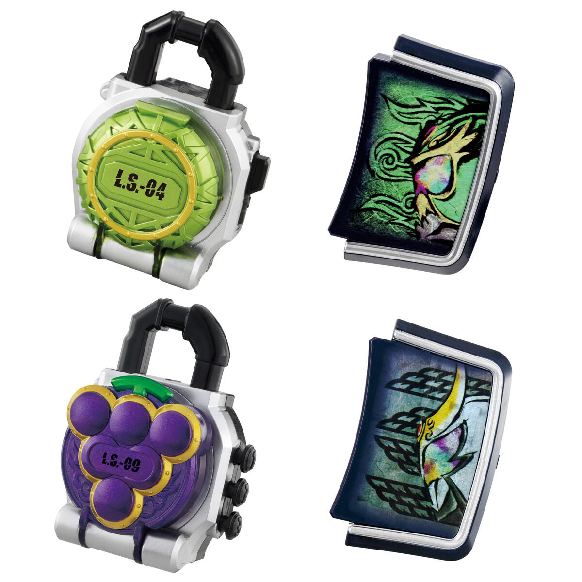 SUPER BEST DX Lock Seed Special Set Kamen Rider Ryugen & Zangetsu Set