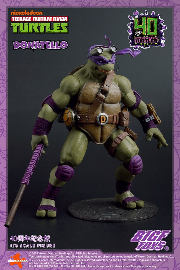 BIGF Toys Donatello 40th Anniversary 1/6 Scale Figure
