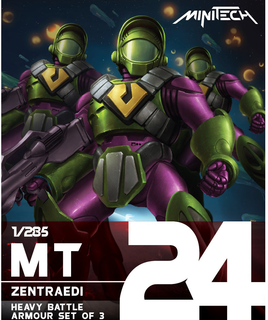 Robotech/Macross Minitech MT24 Zentraedi Heavy Battle Armor (Set of 3)