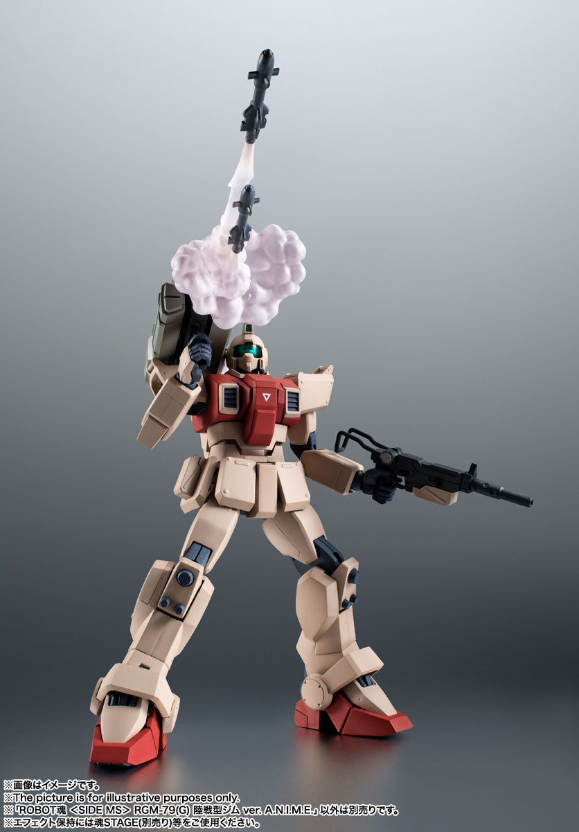 ROBOT Damashii (SIDE MS) RGM-79(G) GM Ground Type ver. A.N.I.M.E. (Reissue)