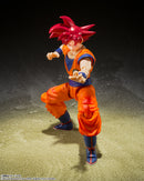 SH Figuarts Super Saiyan God Son Goku -Saiyan God of Virtue-
