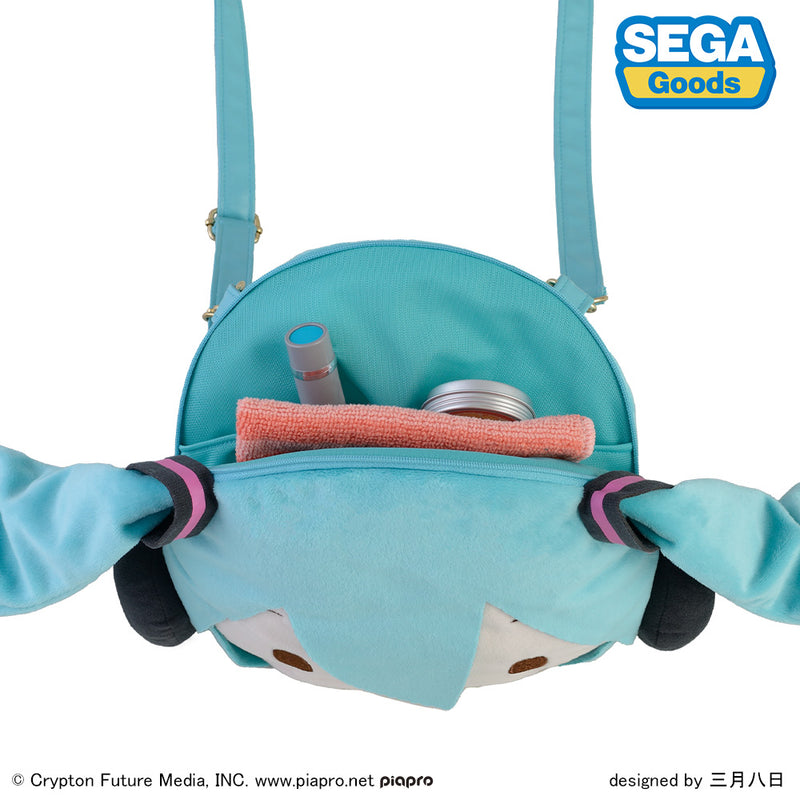 [PREORDER] Fuwa Petit Hatsune Miku Face M Shoulder Bag