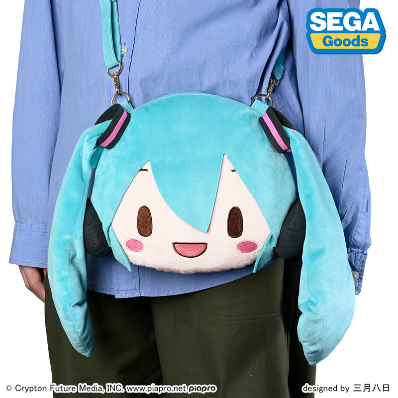 [PREORDER] Fuwa Petit Hatsune Miku Face M Shoulder Bag