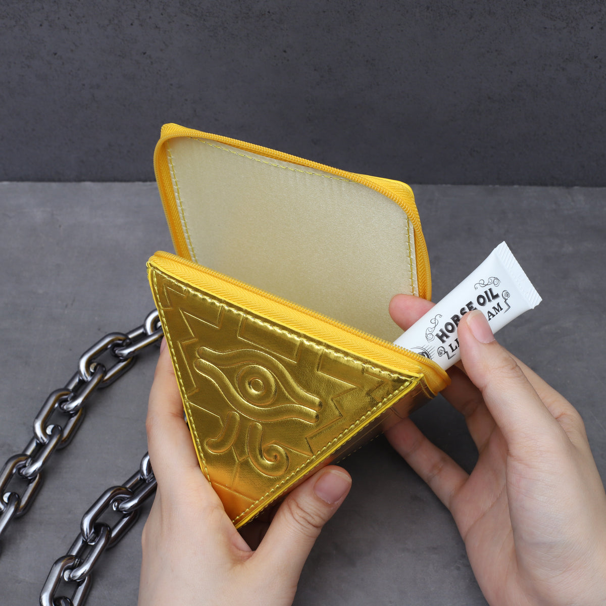 yugioh card bag Yu-Gi-Oh Millenium Puzzle Pouch