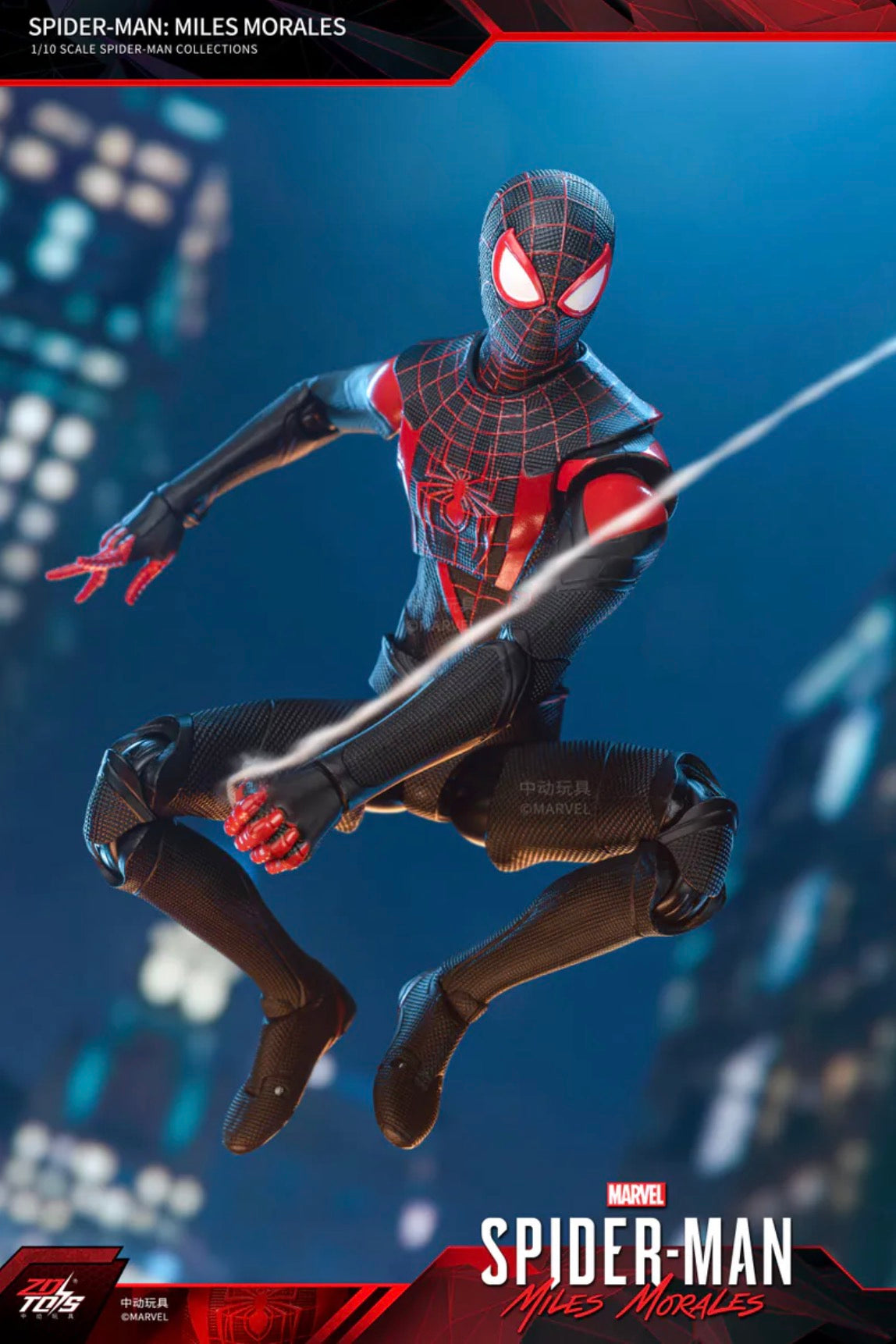 ZD Toys Spider-Man Miles Morales 1/10 Action Figure