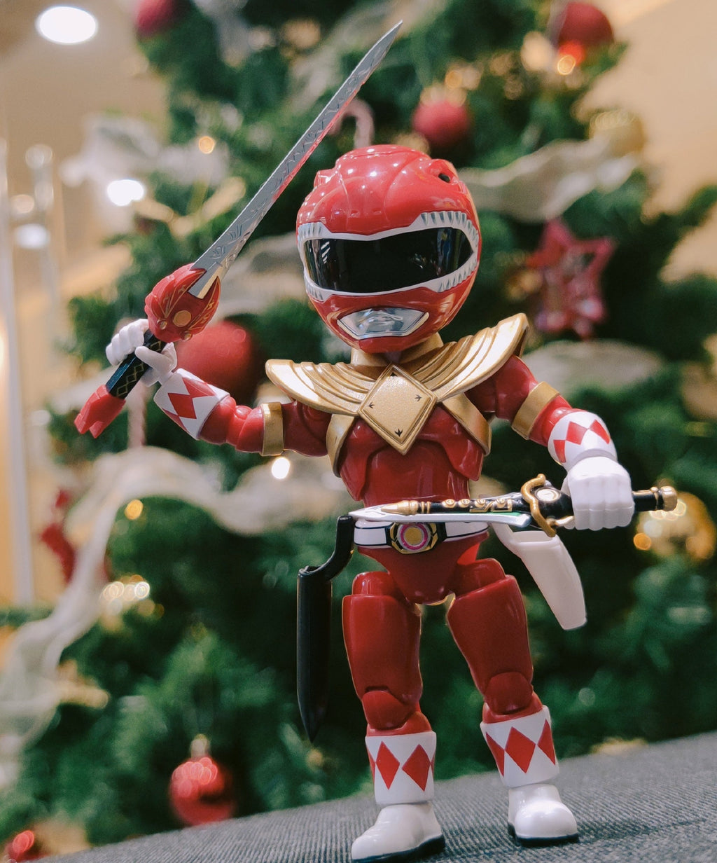 Action Q Power Rangers Action Q Shielded Mighty Morphin Red Ranger