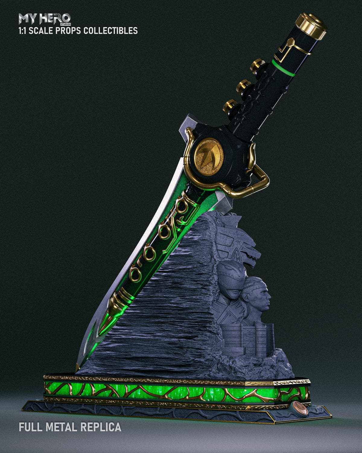 [PREORDER] My Hero Studios 1:1 Scale Green Ranger Dragon Dagger