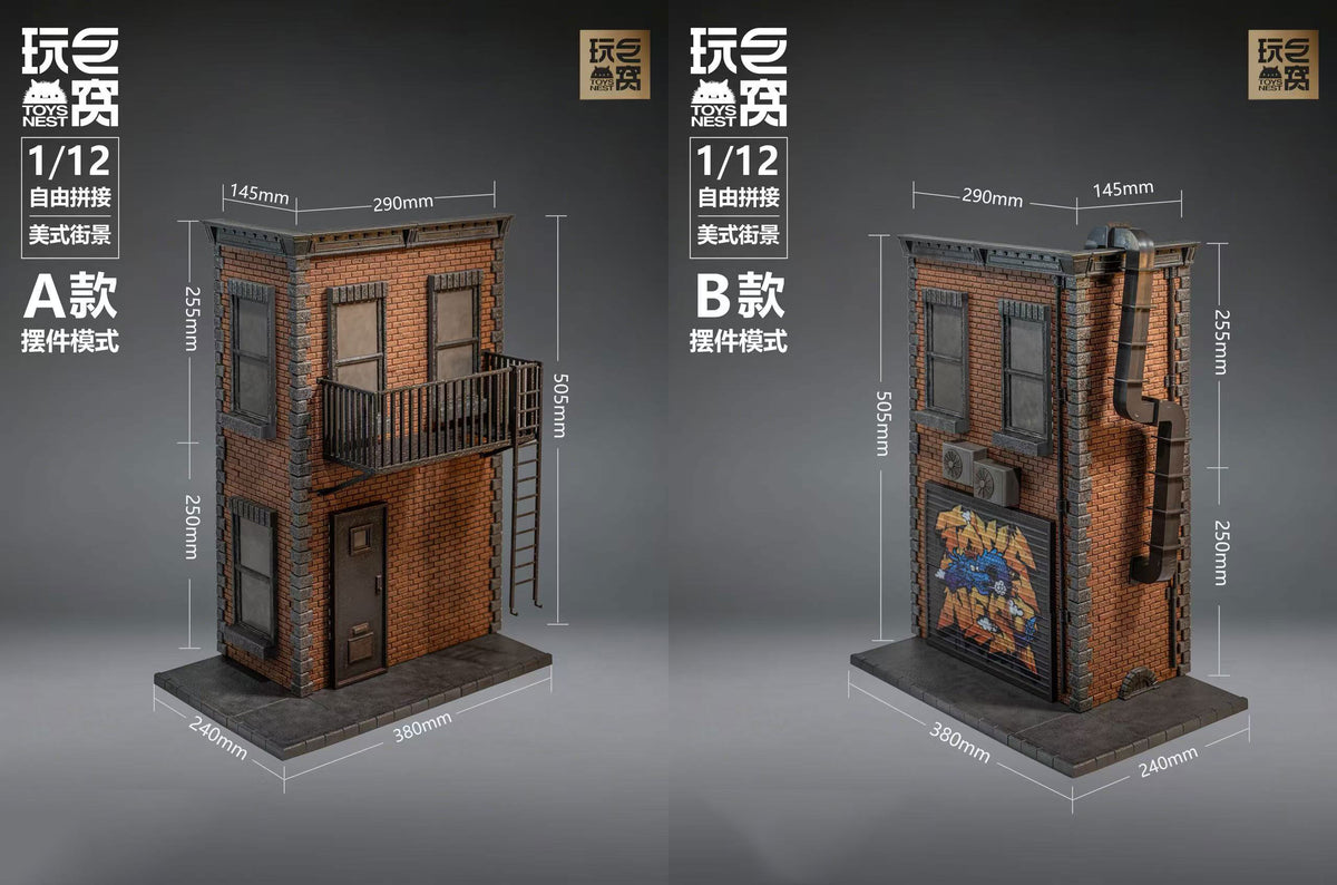 [PREORDER] Toys Nest 1/12 City Facade Diorama Bundle