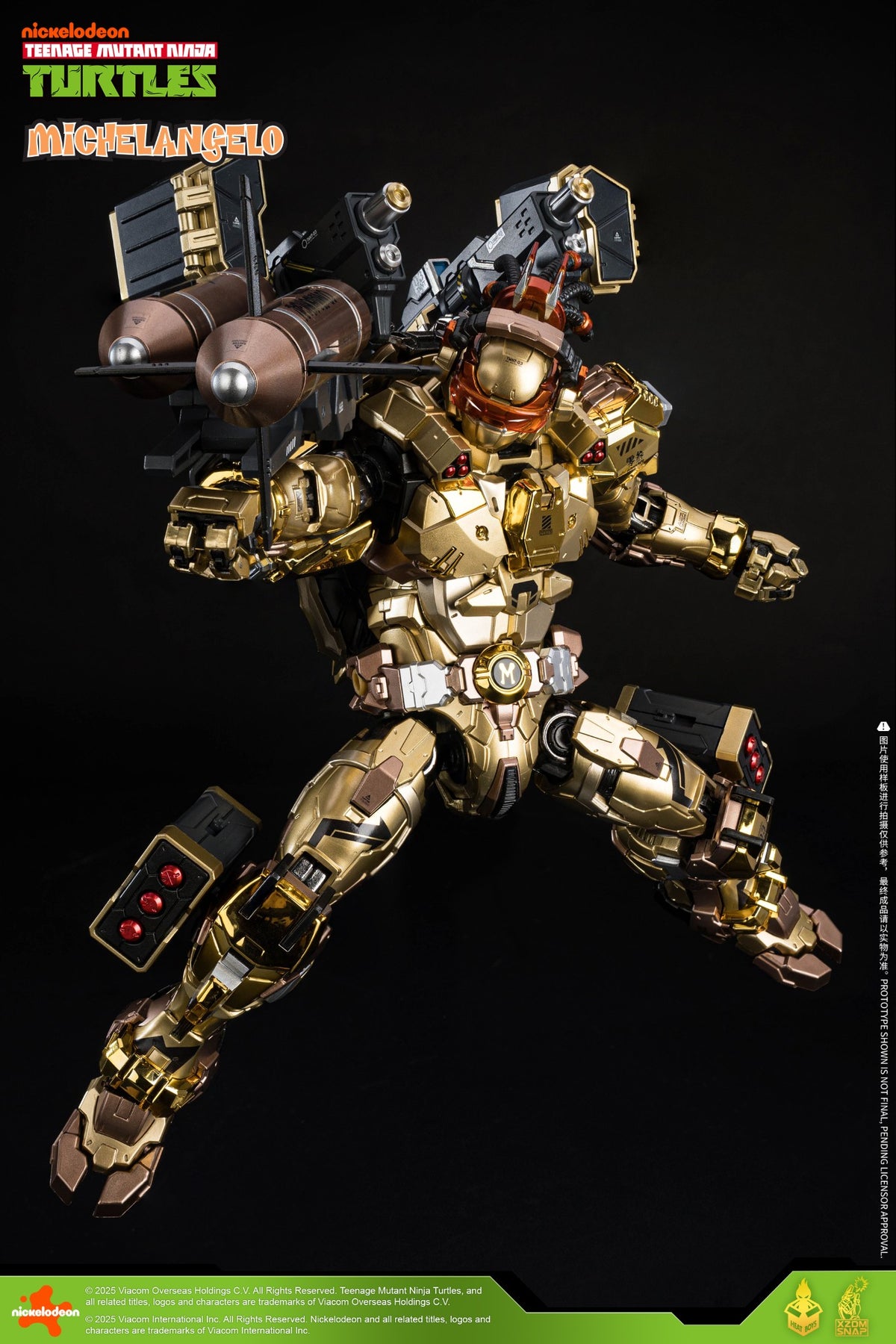 Heatboys TMNT HB0092 Michelangelo Mecha - Golden Ver
