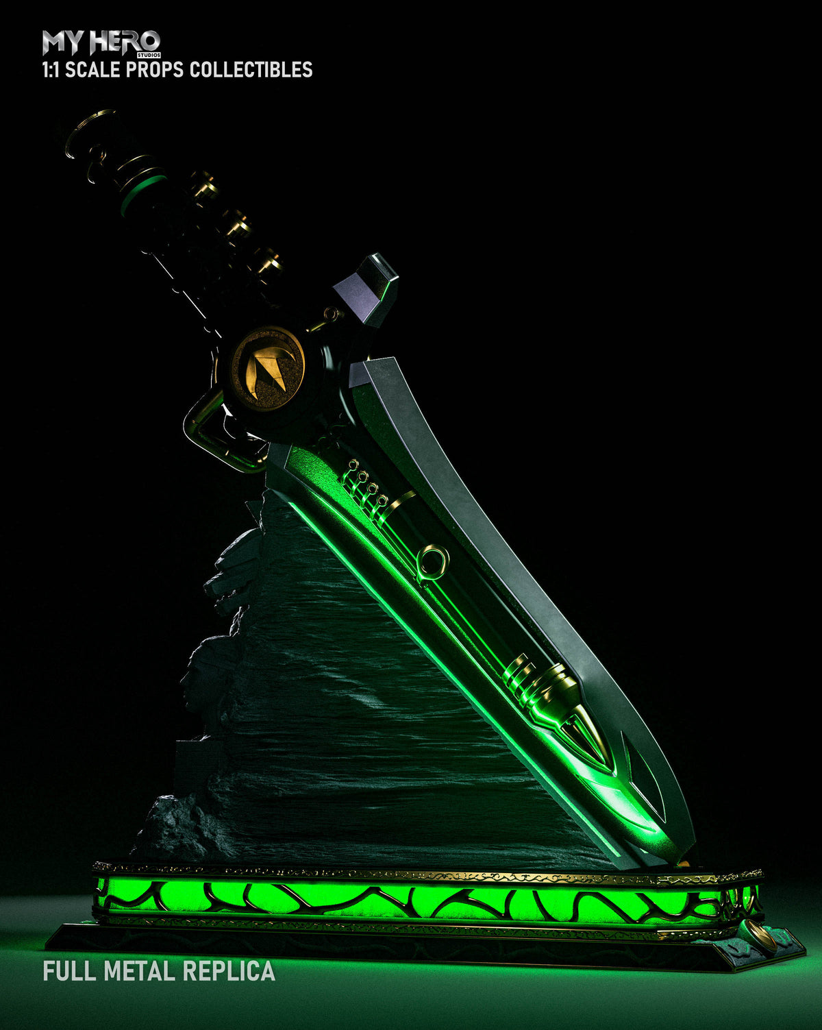 [PREORDER] My Hero Studios 1:1 Scale Green Ranger Dragon Dagger