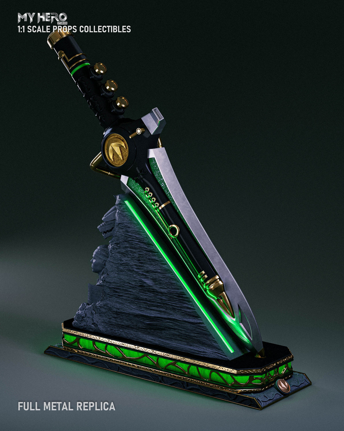 [PREORDER] My Hero Studios 1:1 Scale Green Ranger Dragon Dagger