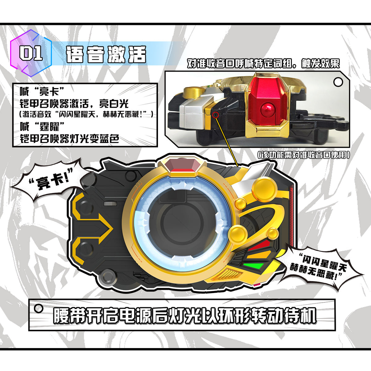 [PREORDER] DX Thunder Armor Summoning Belt