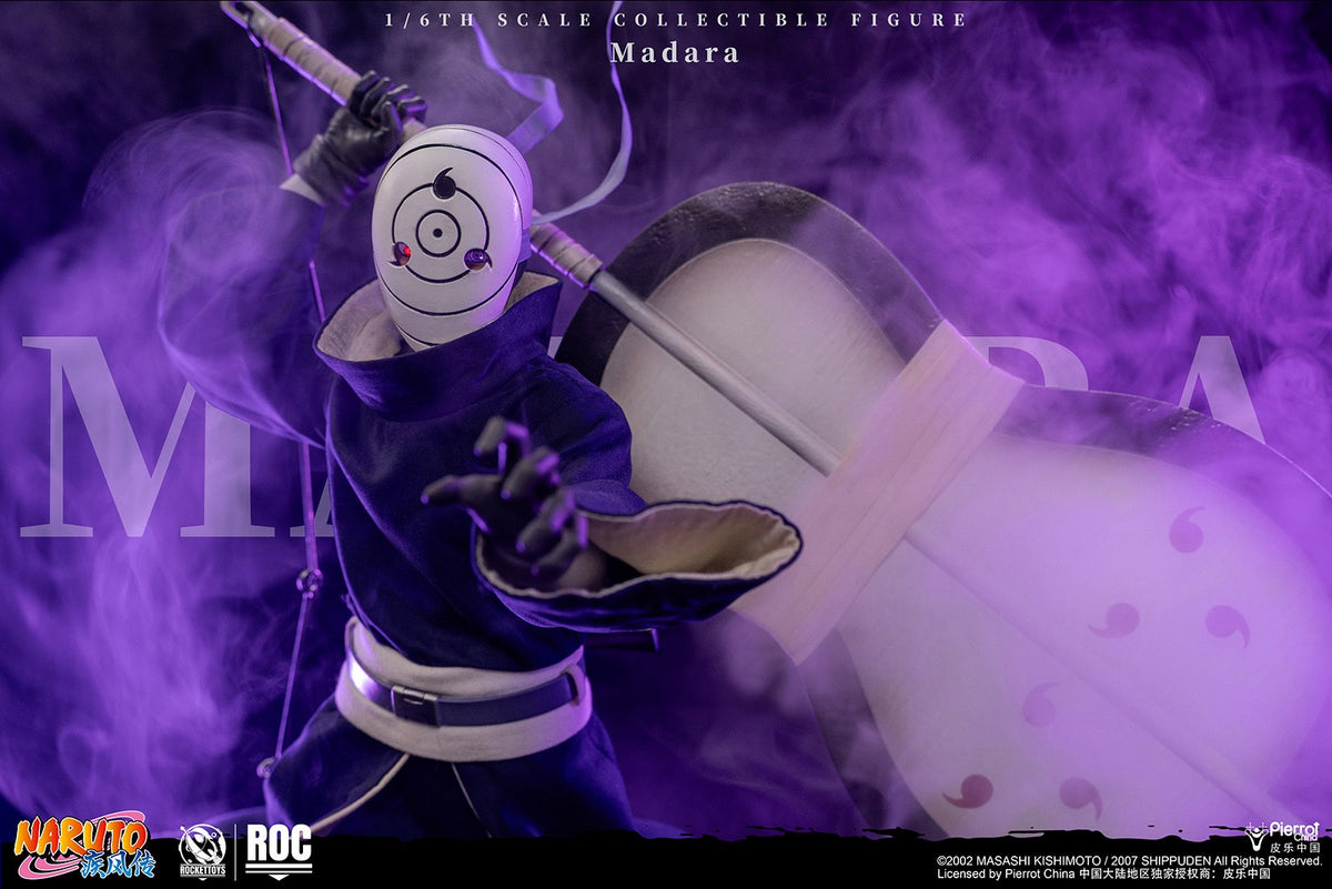 [PREORDER] ROCKET TOYS Madara Uchiha (White Mask) - Naruto 1/6 Scale Action Figure