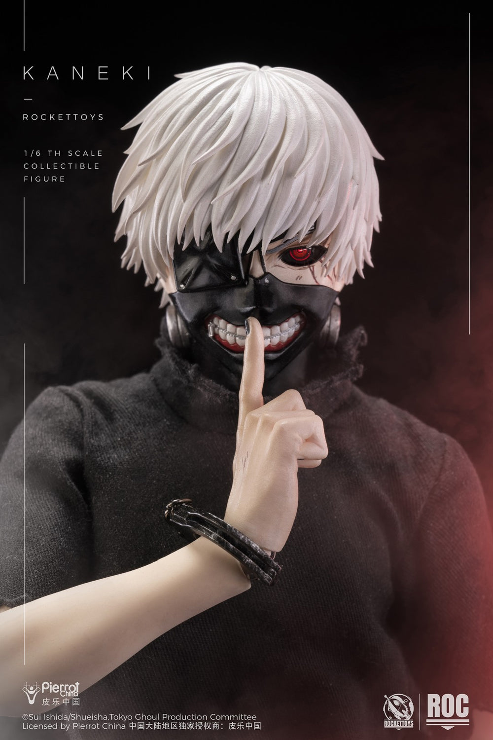 ROCKET TOYS Ken Kaneki Awakening Ver - Tokyo Ghoul 1/6 Scale