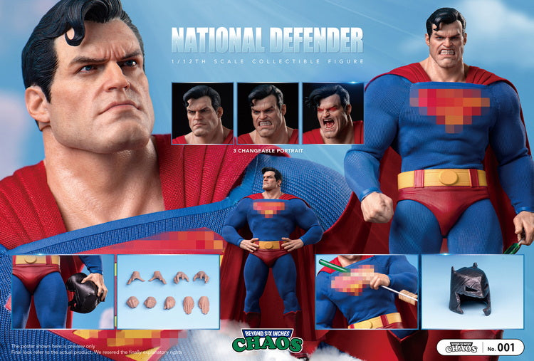 [PREORDER] Chaos Beyond Six Inches National Defender 1/12 Scale Action Figure