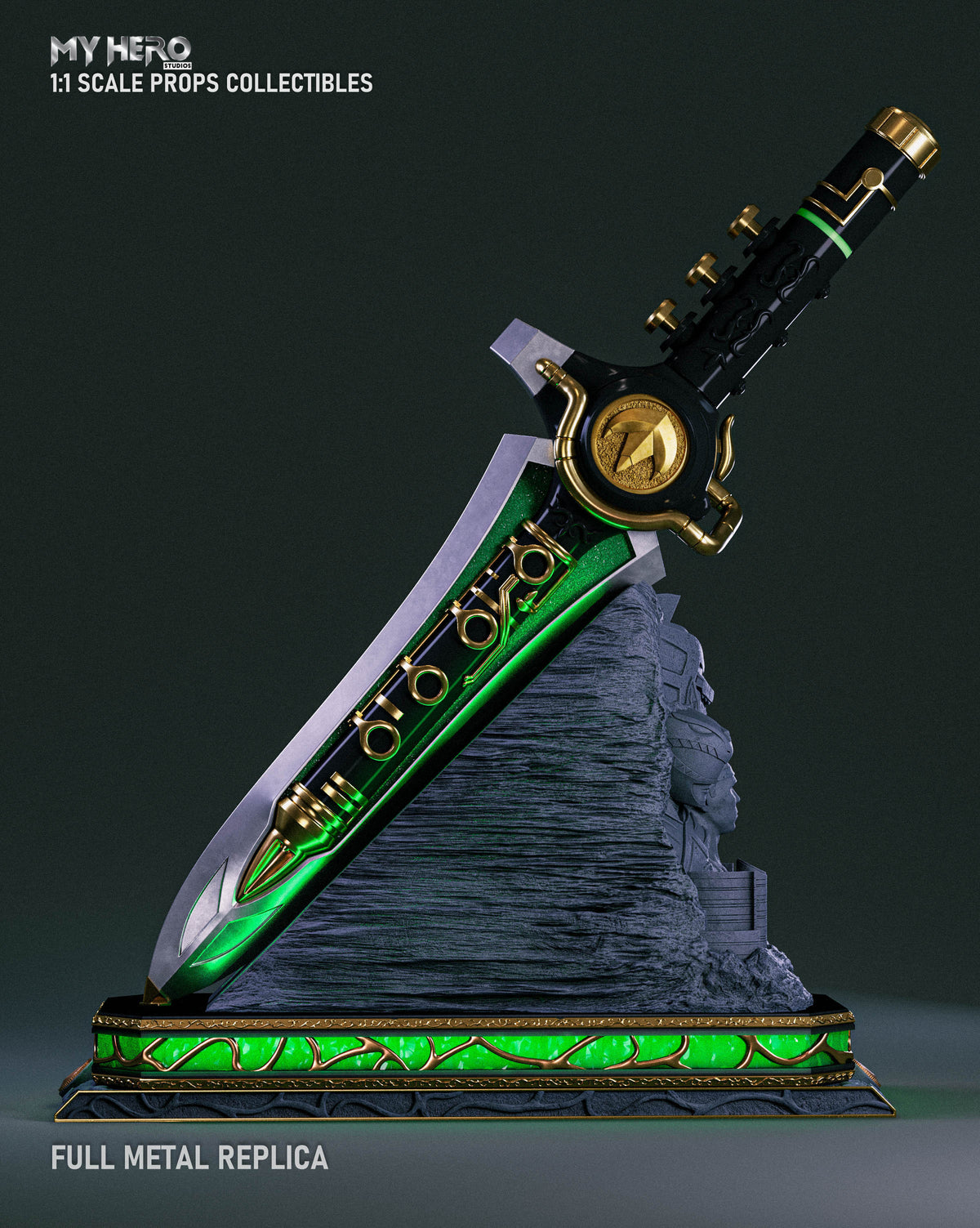 [PREORDER] My Hero Studios 1:1 Scale Green Ranger Dragon Dagger