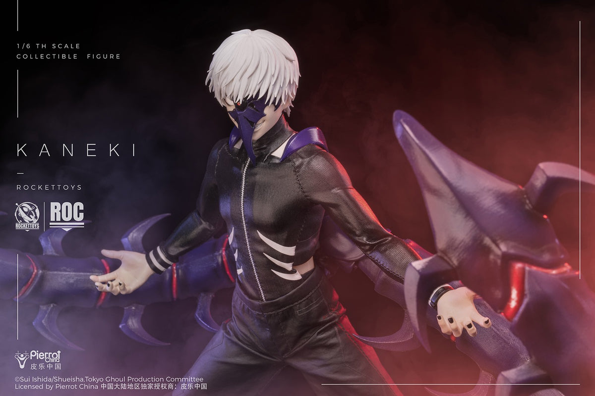 [PREORDER] ROCKET TOYS Ken Kaneki Battle Suit Ver - Tokyo Ghoul 1/6 Scale Action Figure