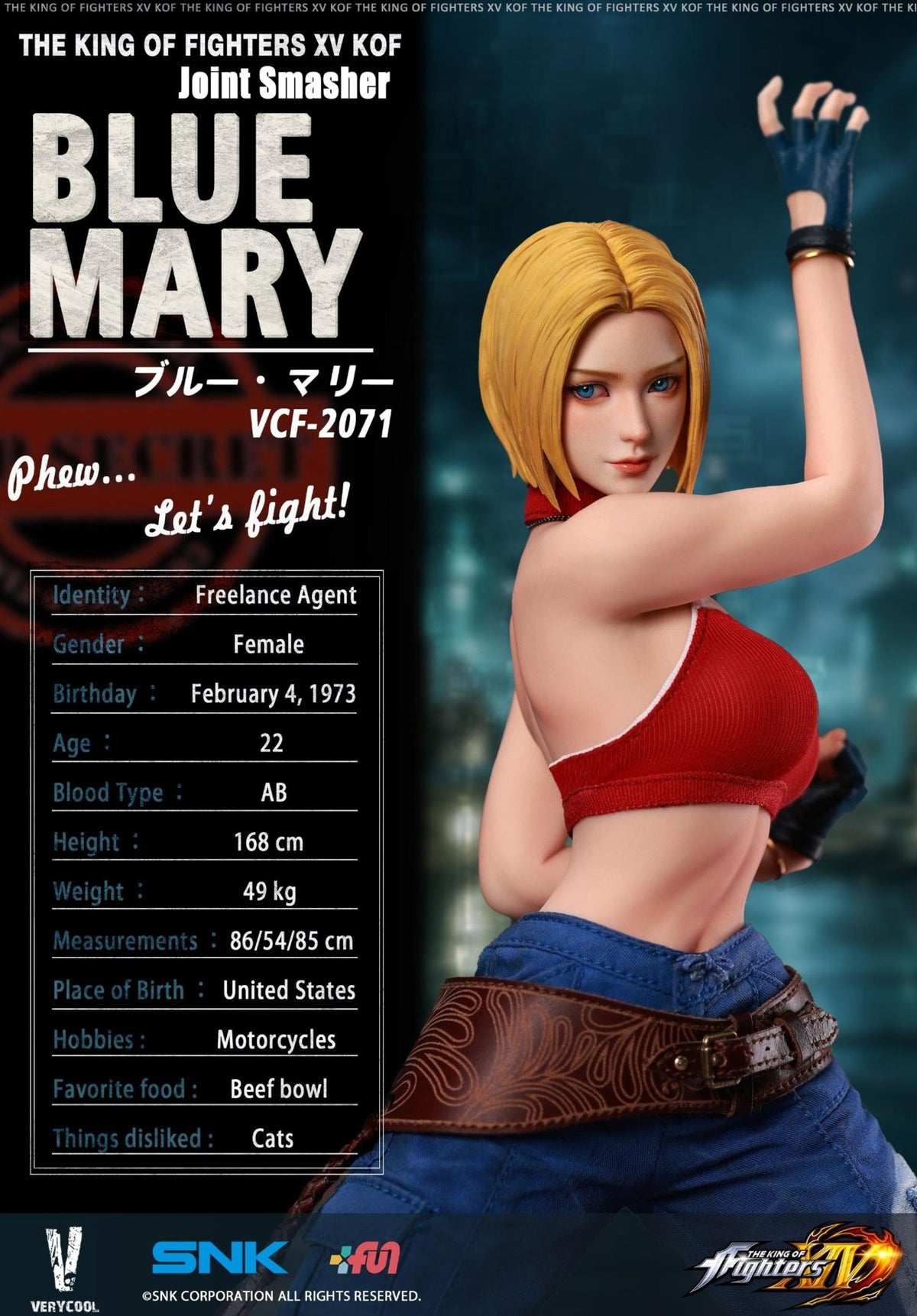[PREORDER] VeryCool VCD-2071 Blue Mary 1/6 Collectible Figure - The King of Fighters XIV