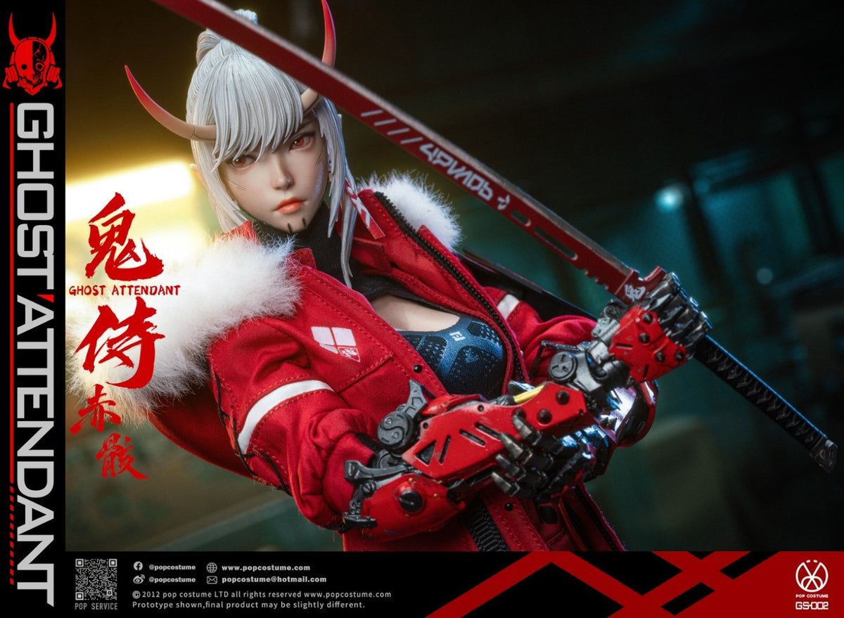 [PREORDER] POPCOSTUME GS-002 Ghost Attendant Red Remains 1/6 Action Figure