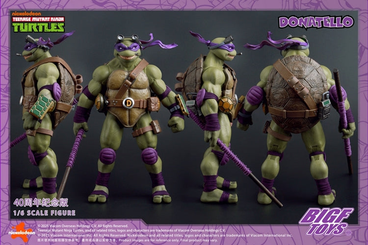 [PREORDER] BIGF Toys Donatello 40th Anniversary 1/6 Scale Figure