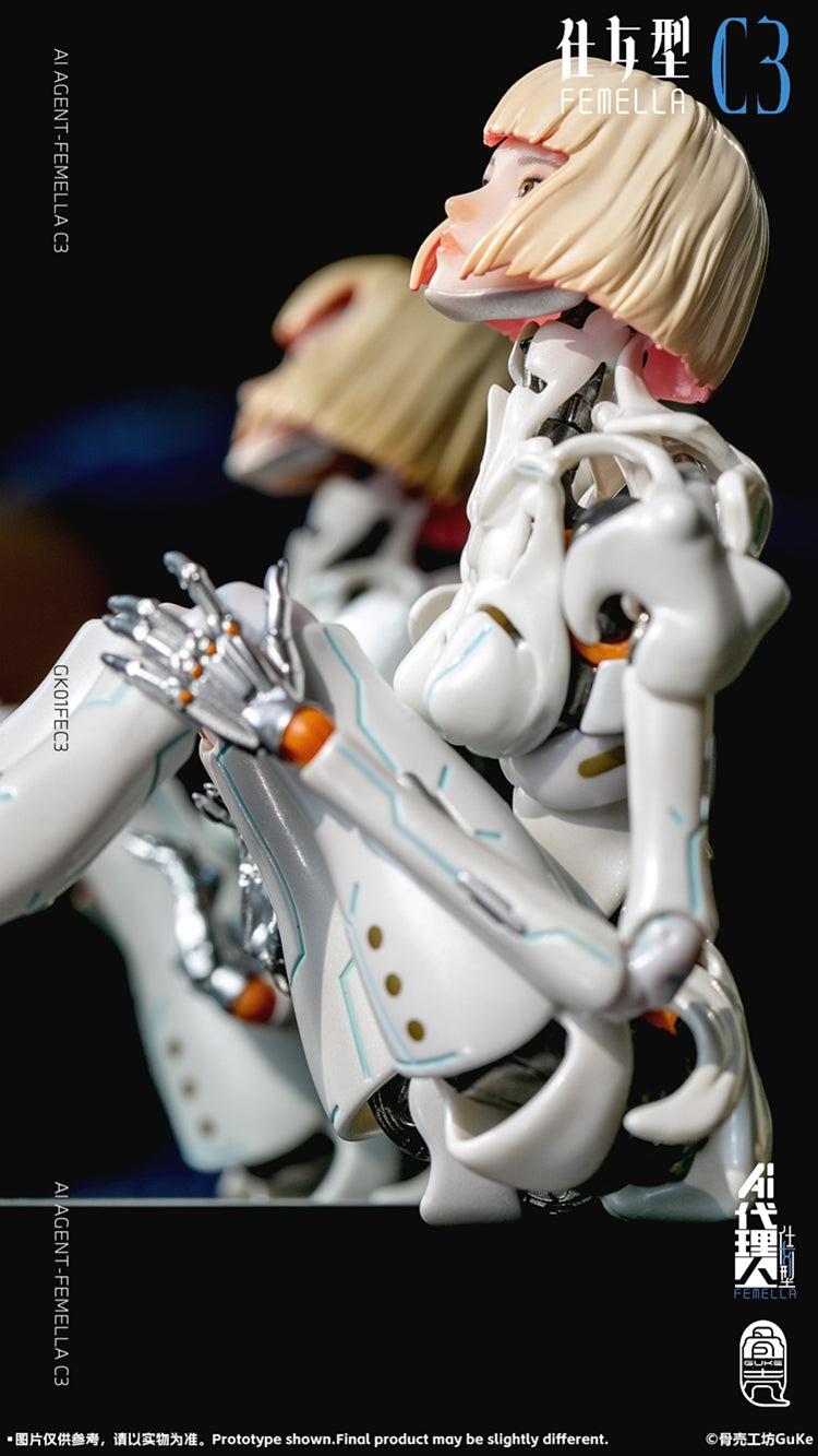 [PREORDER] GUKE Agent-Femella C3 1/2 Action Figure - Solid Color Ver
