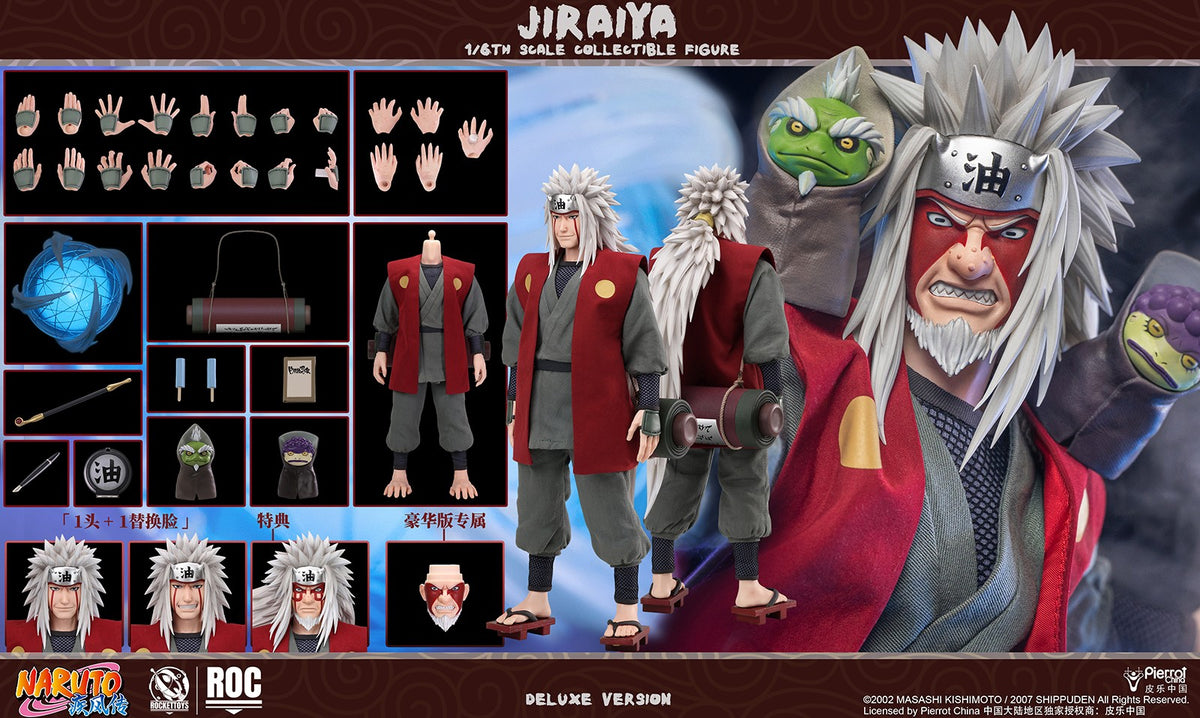 [PREORDER] ROCKET TOYS Jiraiya - Naruto 1/6 Scale Action Figure