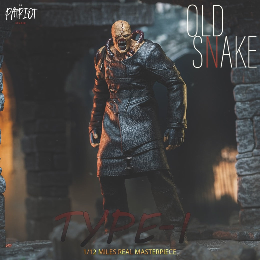 [PREORDER] Patriot Studio Old Snake Type-1 & II 1/12 Action Figures