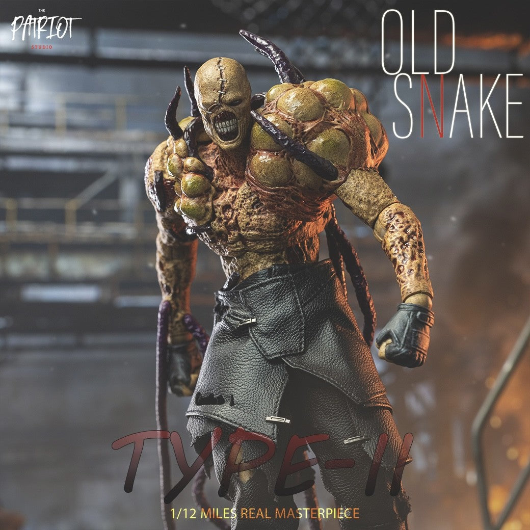 [PREORDER] Patriot Studio Old Snake Type-1 & II 1/12 Action Figures