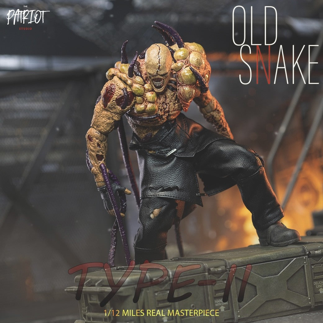 [PREORDER] Patriot Studio Old Snake Type-1 & II 1/12 Action Figures