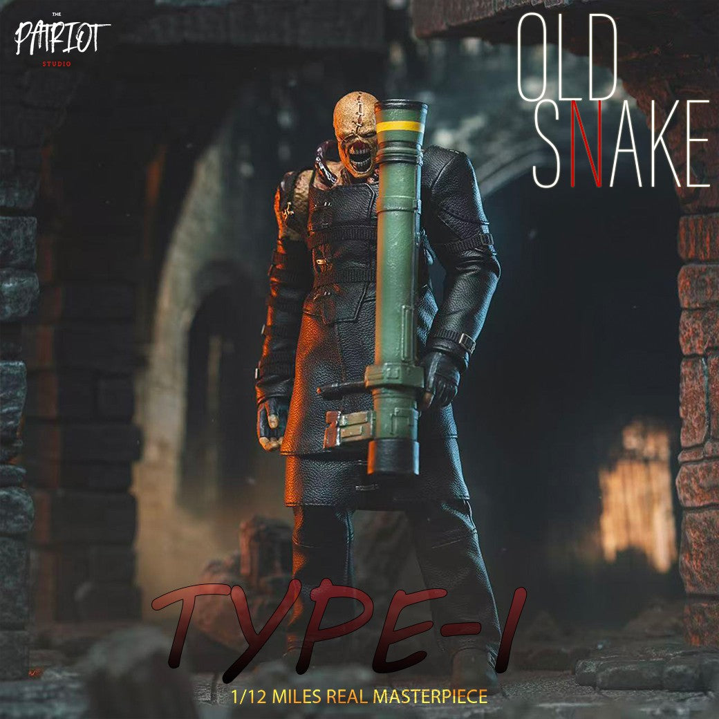 [PREORDER] Patriot Studio Old Snake Type-1 & II 1/12 Action Figures