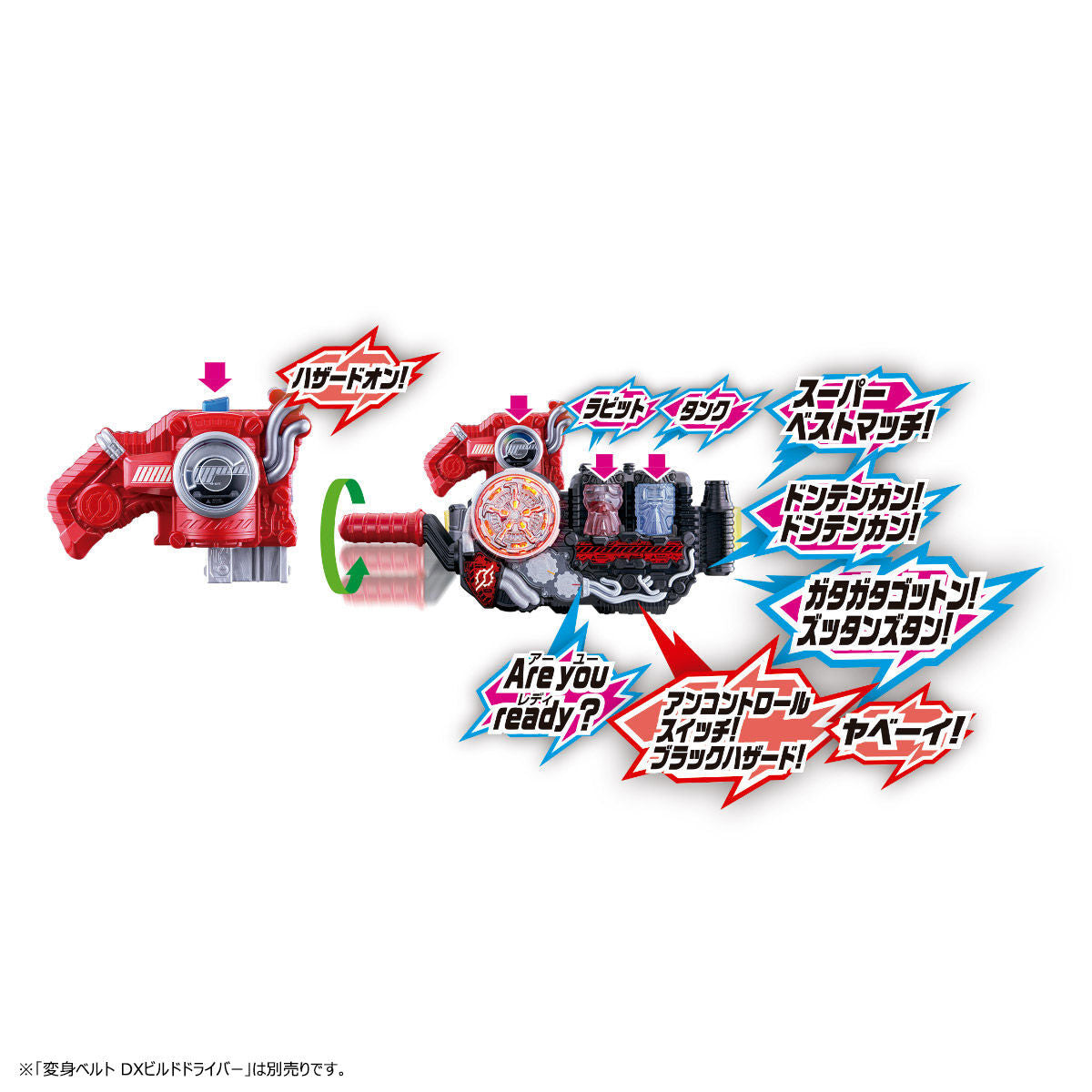 [PREORDER] SUPER BEST DX Full Full Rabbit Tank Bottle & Hazard Trigger Set (reissue)
