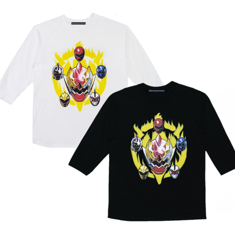 Over The Stripes Abaranger x Cho Abaremax T-Shirt