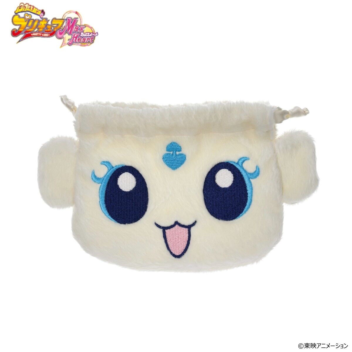 Futari wa Precure Max Heart Fluffy Drawstring Bag