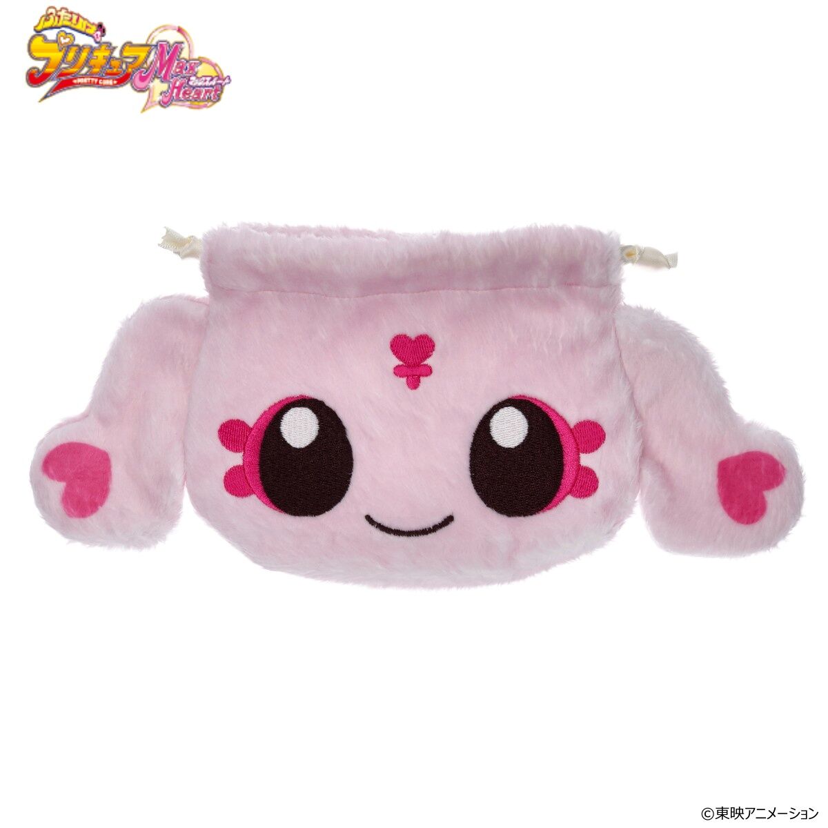 Futari wa Precure Max Heart Fluffy Drawstring Bag