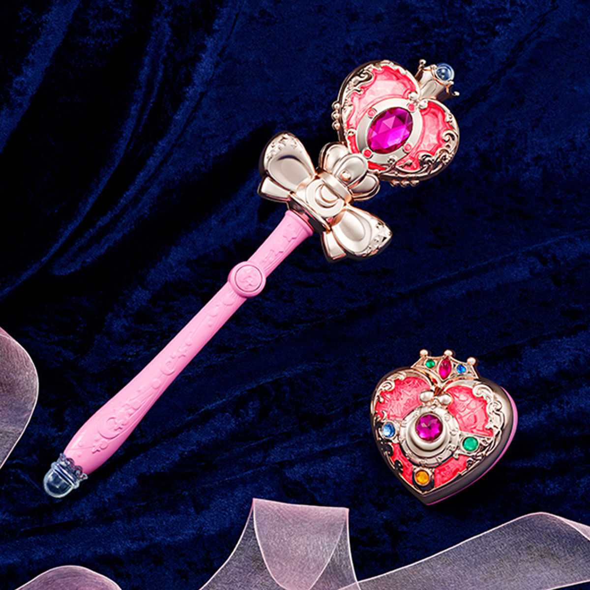 [PREORDER] Sailor Moon Miracle Shiny Series Spiral Heart Moon Rod