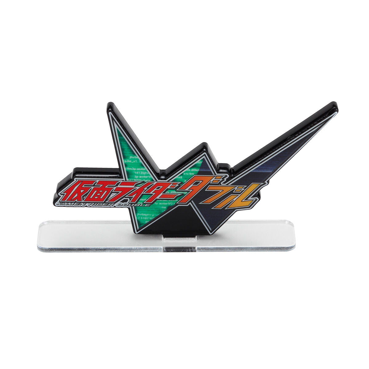 [PREORDER] Kamen Rider W Acrylic Logo Display