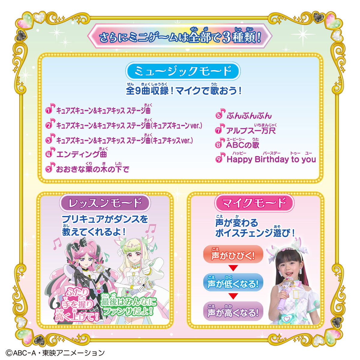 You and Idol Henshin Sparkle Showtime Mic