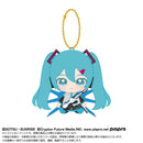 Strike Freedom Gundam Hatsune Miku Chibi Sitting Plush