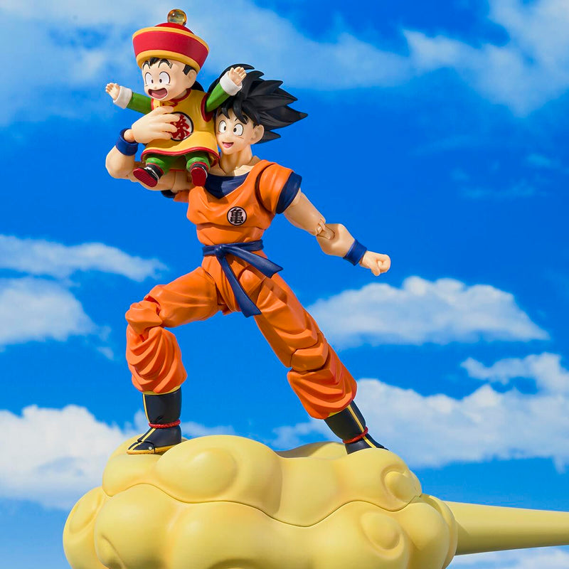 [PREORDER] SH Figuarts Son Goku, Kid Gohan & Flying Numbus Set
