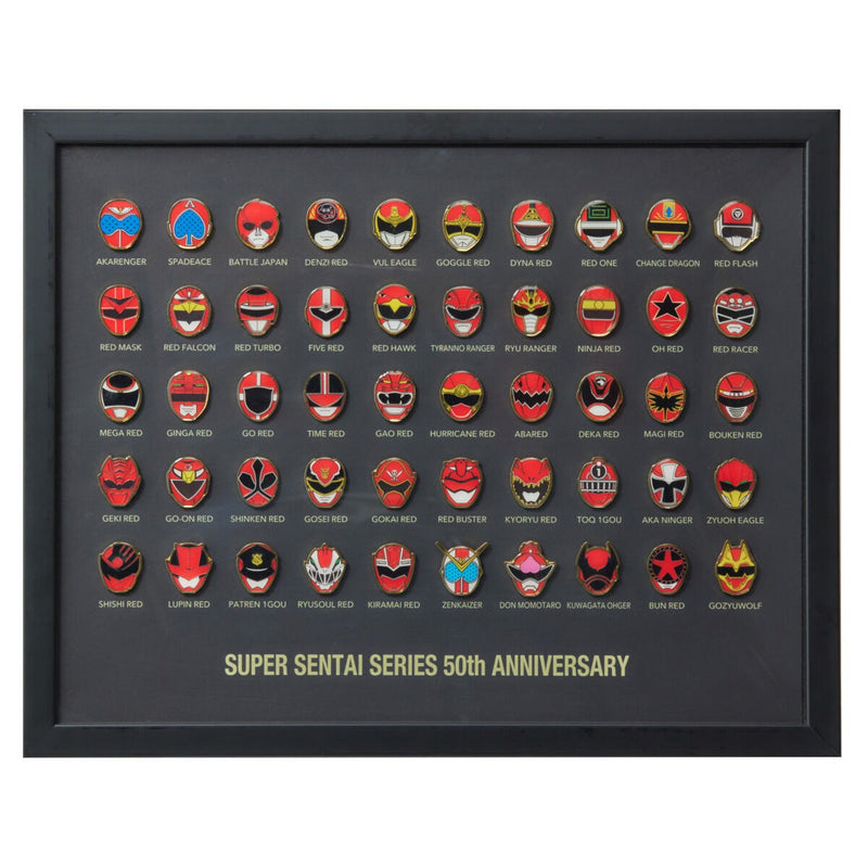 [PREORDER] Super Sentai 50th Anniversary Framed Pin Set