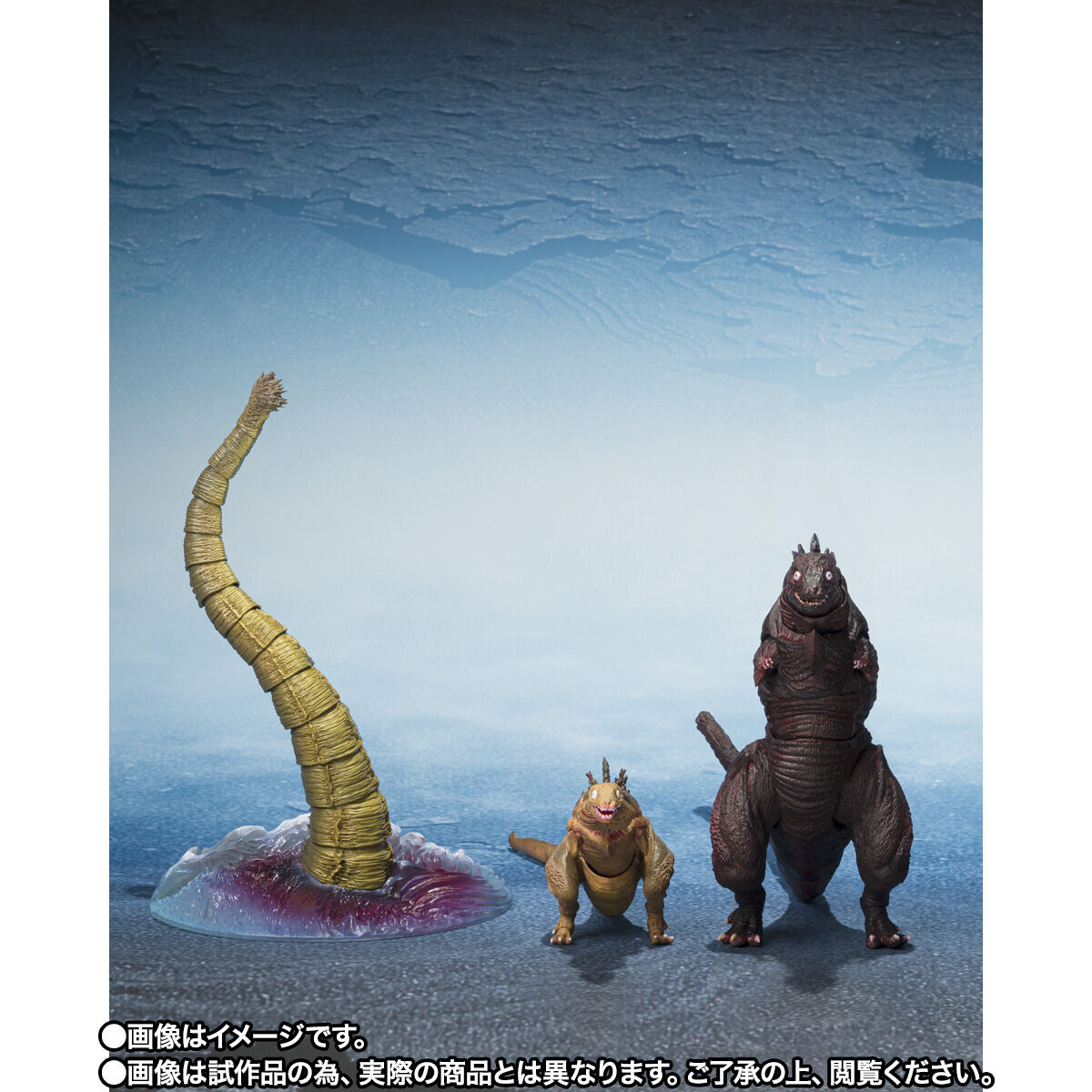 [PREORDER] SH MonsterArts Godzilla (2016) Second & Third Form & Creature Set