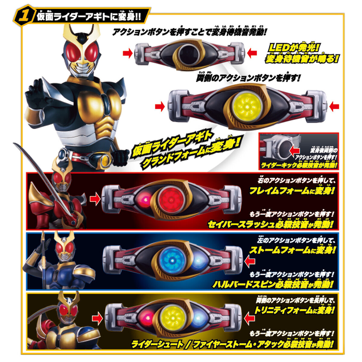 SUPER BEST EX DX Henshin Belt Altering Set