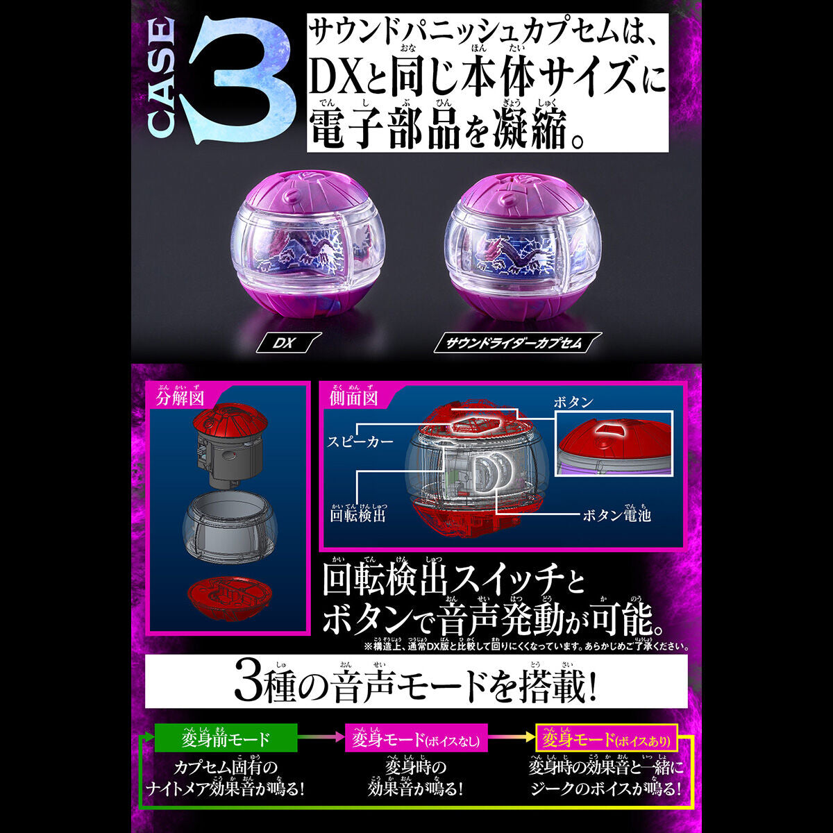 [PREORDER] DX Code Phone & Sound Punish Capsem Set
