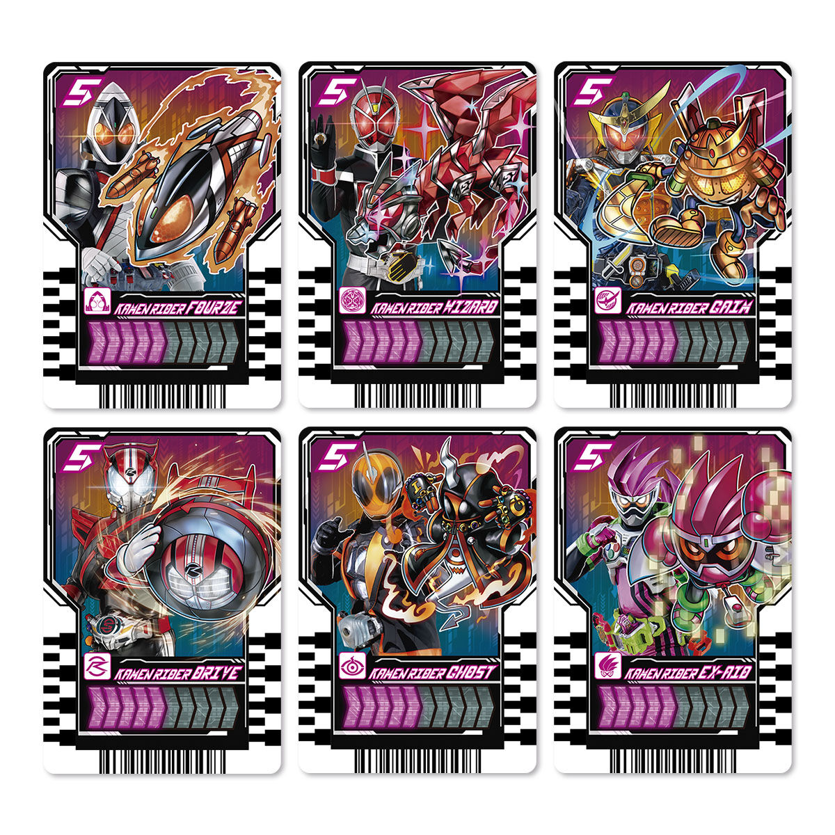 [PREORDER] Premium DX Ride Chemy Card - Legend Rider Set