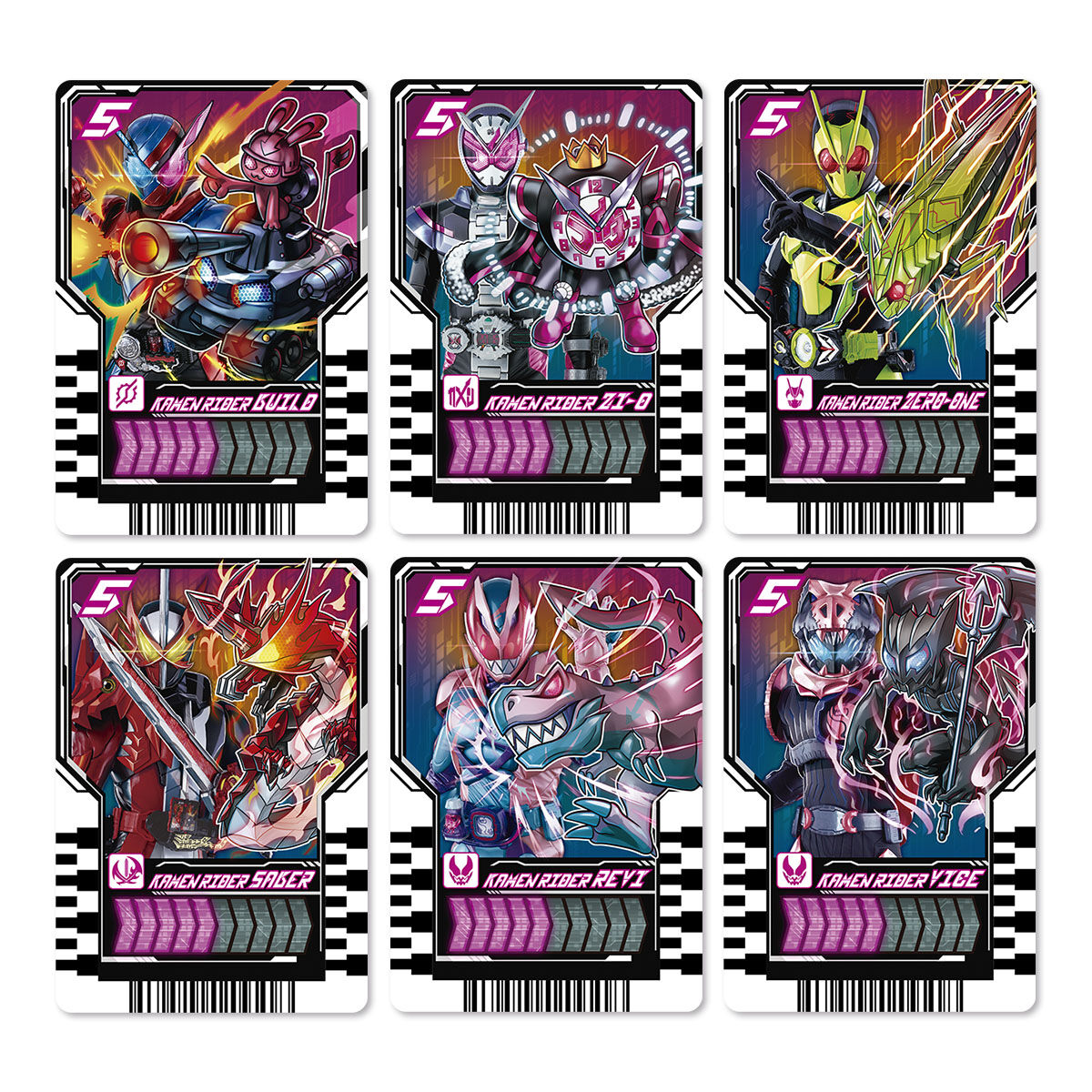 [PREORDER] Premium DX Ride Chemy Card - Legend Rider Set