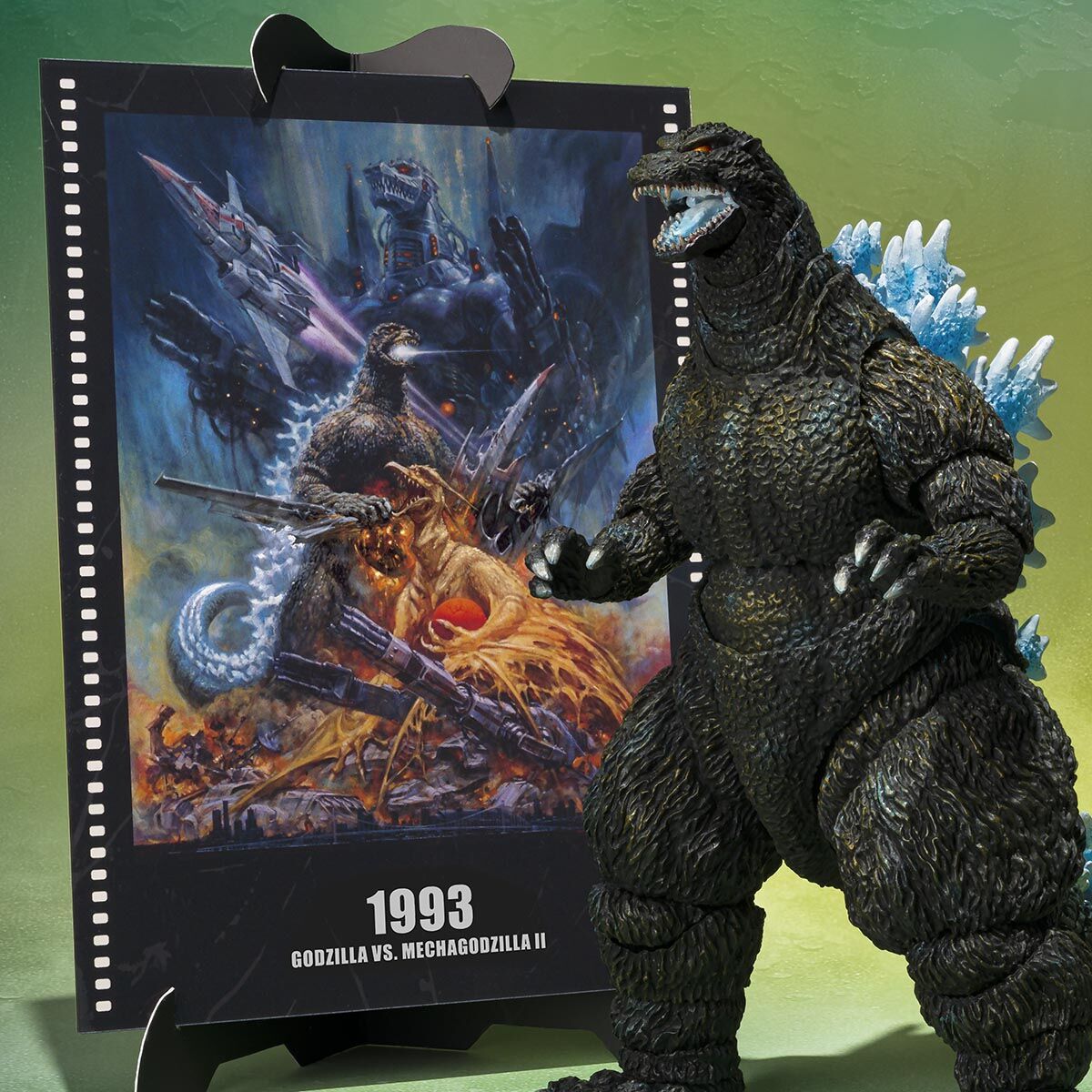 [PREORDER] SH MonsterArts Godzilla (Godzilla vs Mechagodzilla II Poster) -Movie Graphic Plus-