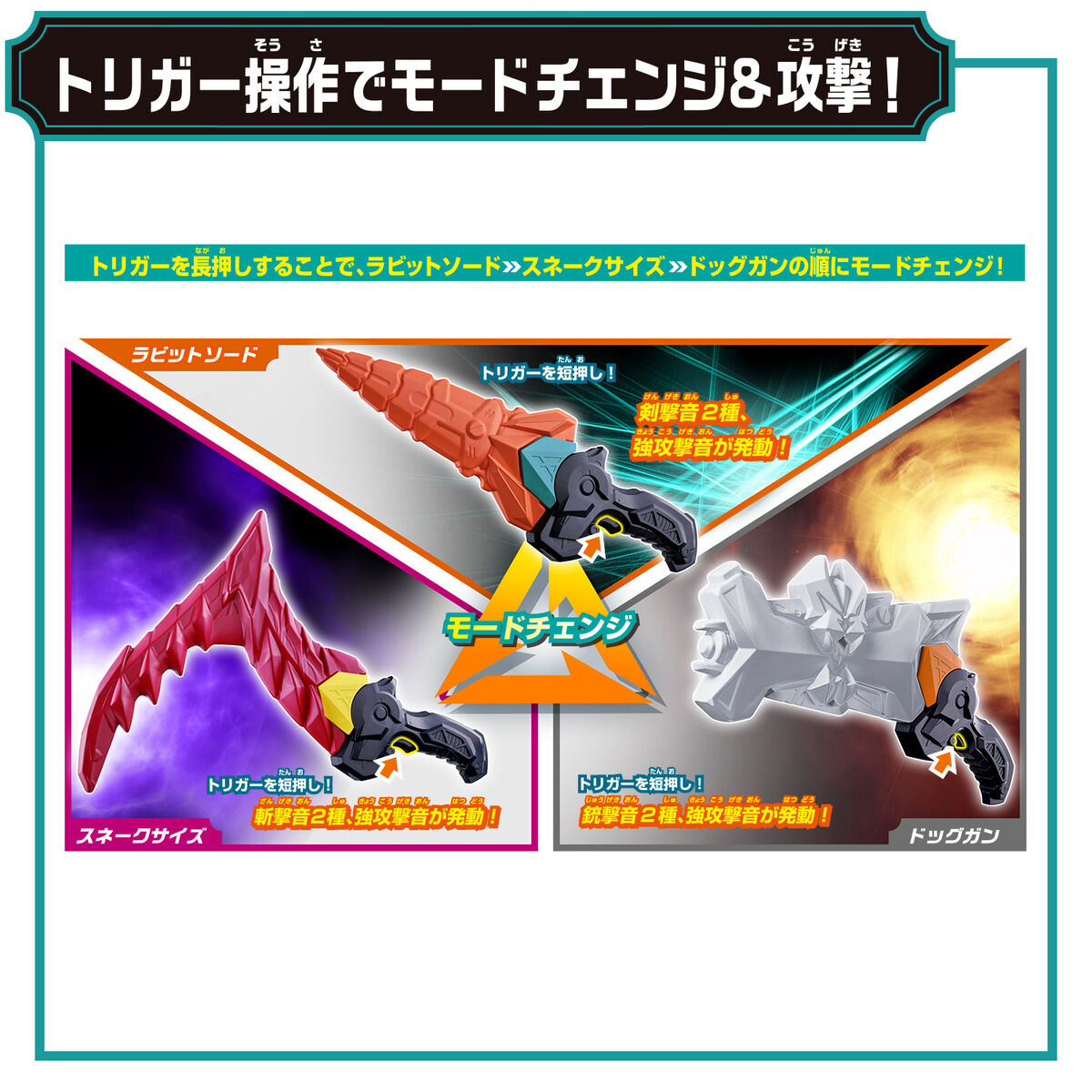 DX Zyunishi Doumei Rider Weapons Set 01