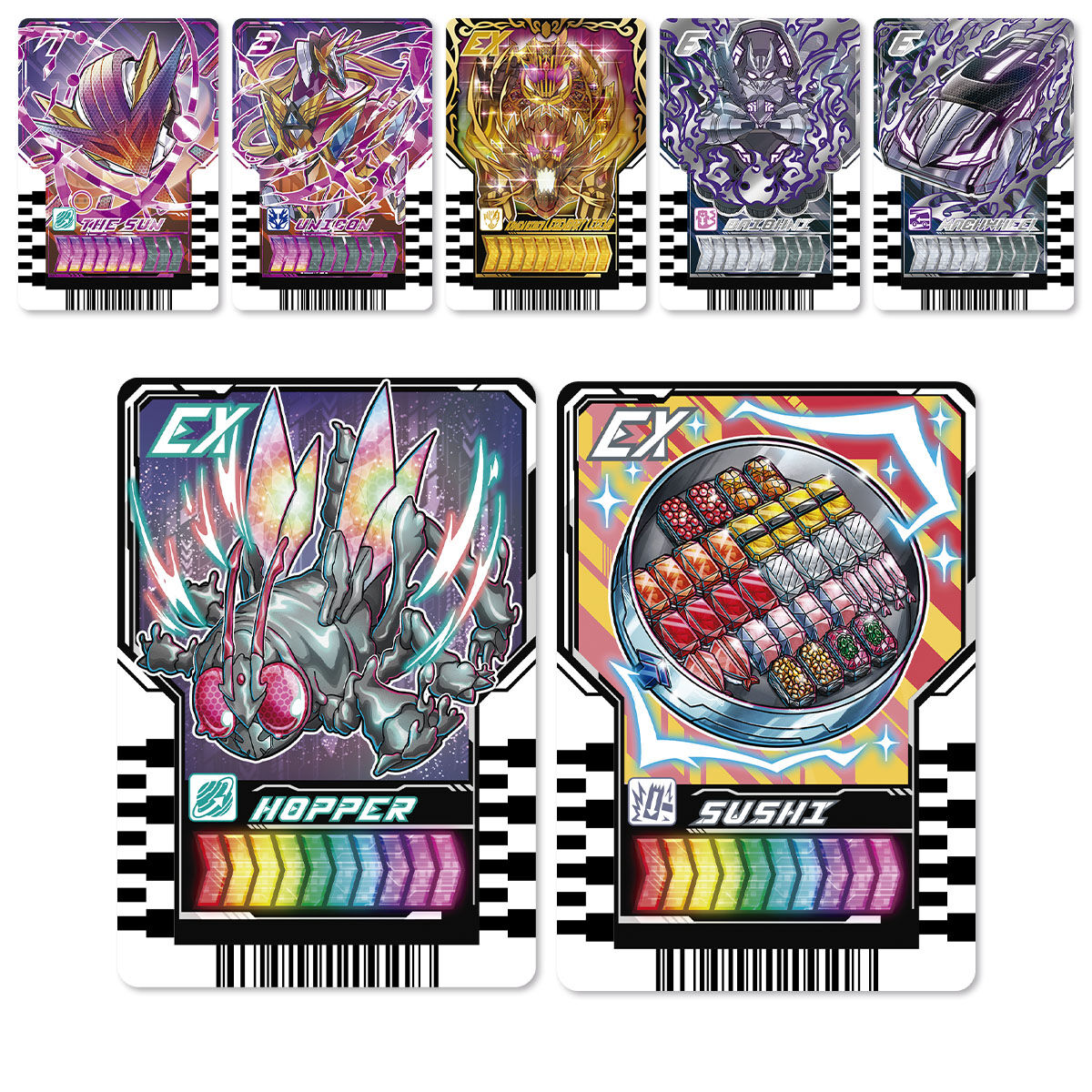 [PREORDER] Premium DX Ride Chemy Trading Card Last Gotcha Set