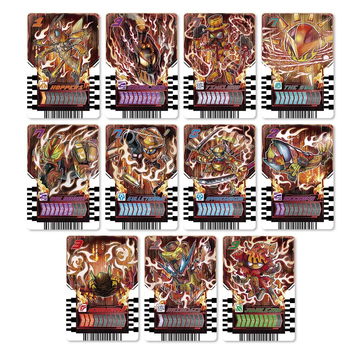 [PREORDER] Premium DX Ride Chemy Trading Card Last Gotcha Set